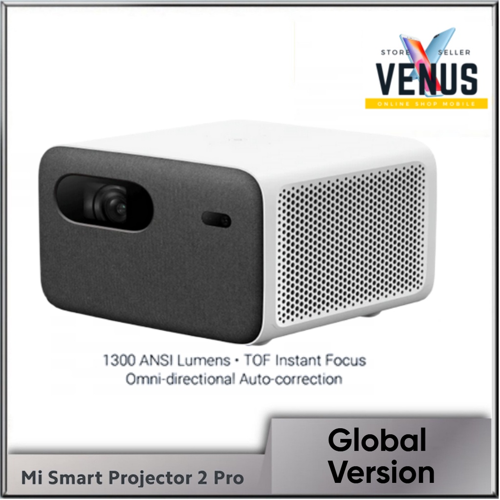 Mi Smart Projector 2 pro 120&quot; 1080p FHD Display HDR10 1300 ANSI Lumens