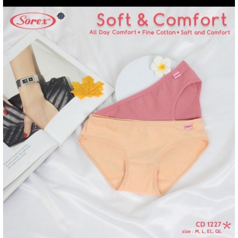 Celana Dalam wanita  Sorex 1227 size M L EL QL
