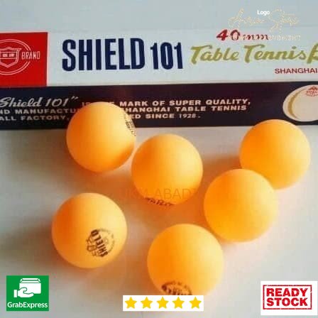 Bola Tenis Meja Pingpong Shield Isi 6 bh 40mm SC