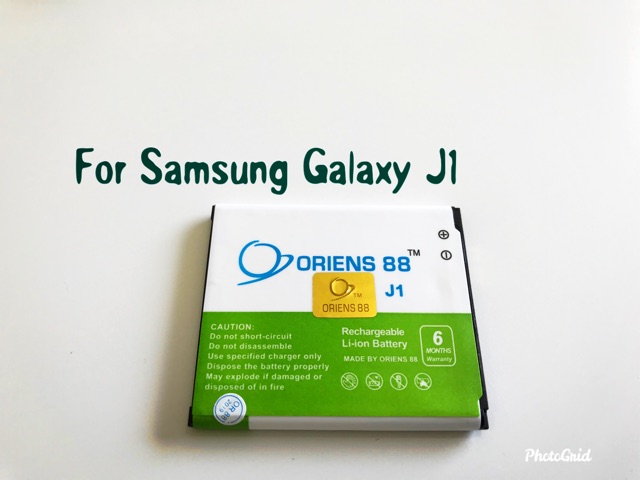 (P) Baterai batre battery Samsung Galaxy J1 Double power/IC oriens88