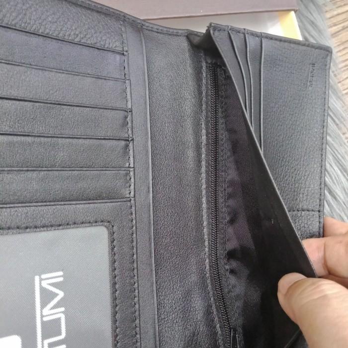 Dompet Tumi Panjang Pria Bahan kulit Import Premium.Quality.