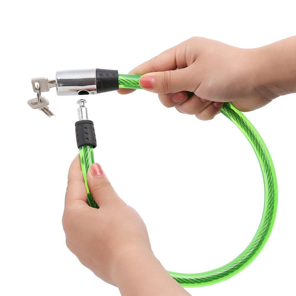 Nanas Aksesoris Sepeda Portable Bersepeda Kabel Pengaman Kendaraan Anti Maling