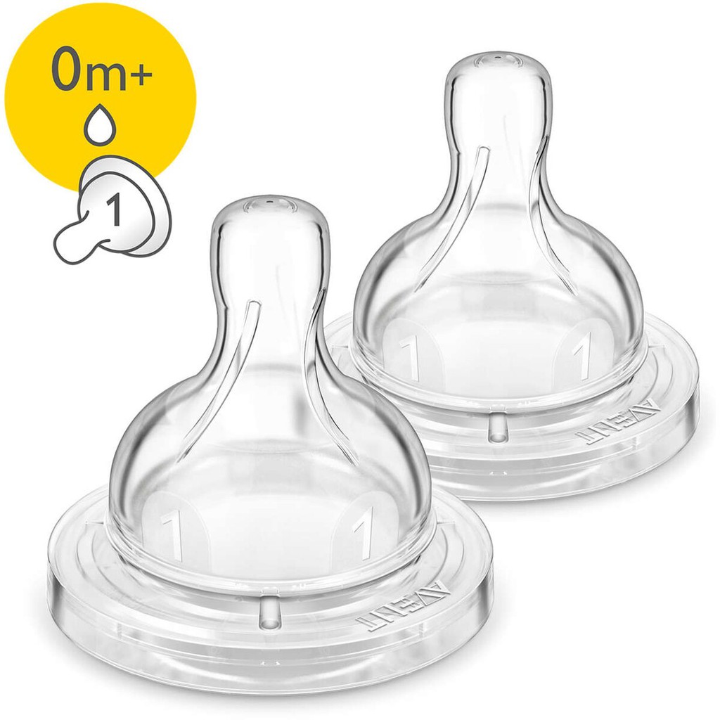 PHILIPS AVENT CLASSIC TEAT / NIPPLE / ISI 2 PCS