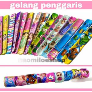  gelang penggaris  karakter mainan frozen mainan princess 