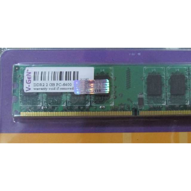 New Ram pc vgen 2gb ddr2 pc6400
