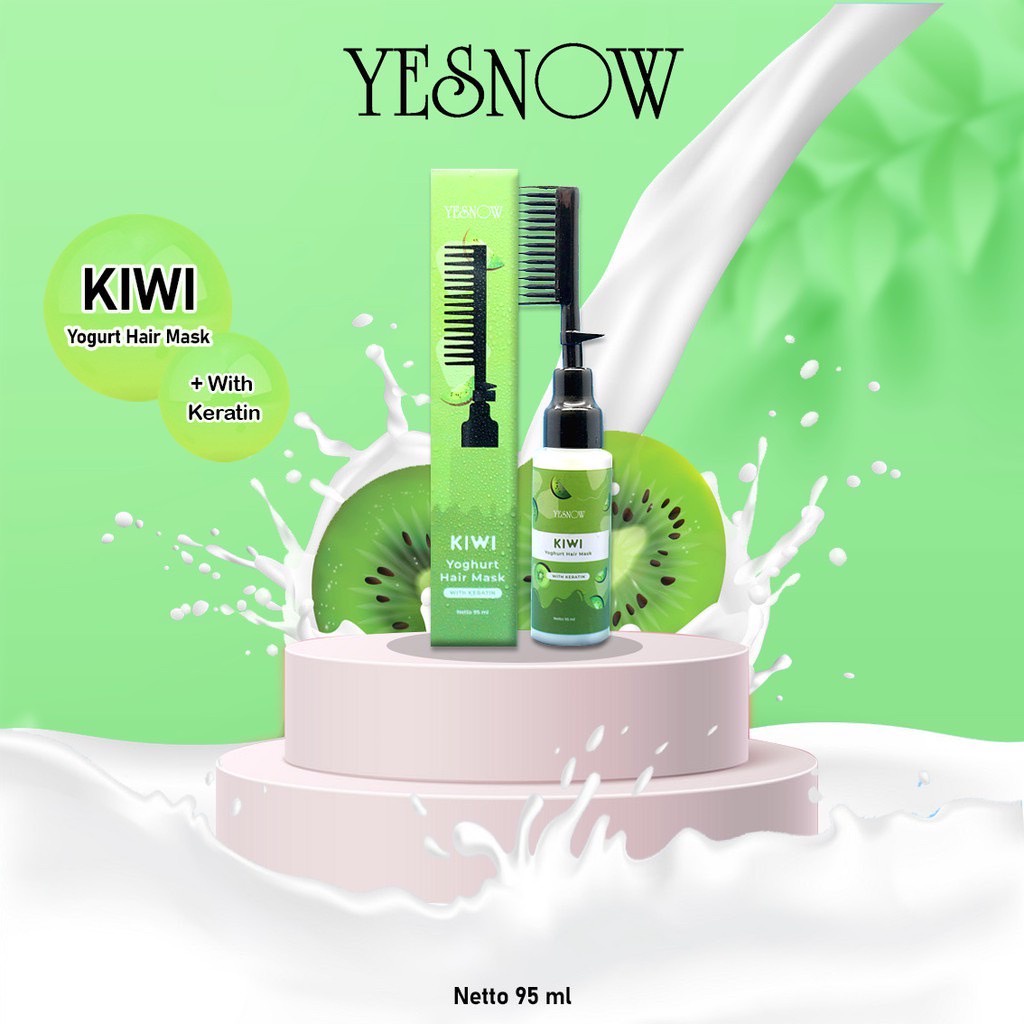 Yesnow Yogurt Hair Mask | Masker Rambut Sisir - 95 ml