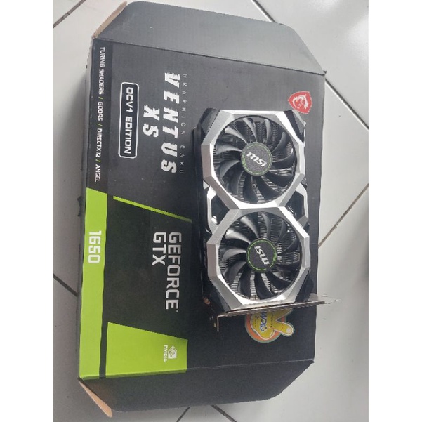 VGA VENTUS GTX1650 BUKAN GTX1660 ATAU GTX2060