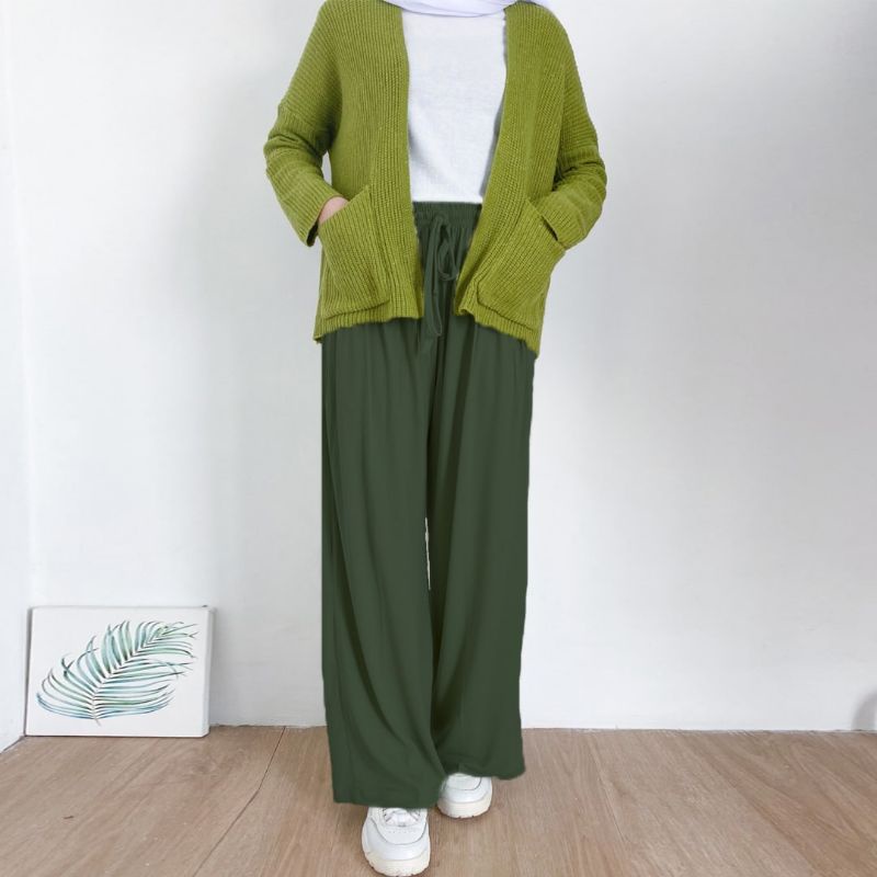 Longs pants Cullote Korean//Cullote daily//Cullote super jumbo//kulot wanita-3