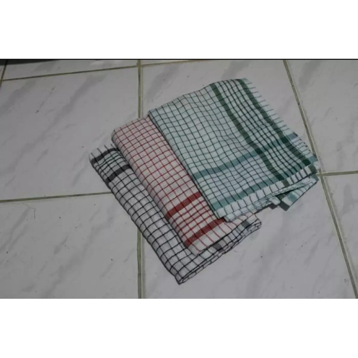 1 LUSIN SERBET DAPUR SERBAGUNA / KAIN LAP PIRING / LAP TANGAN