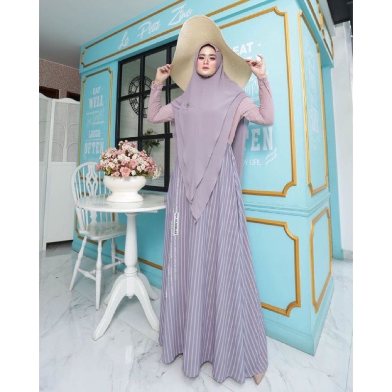 Gamis syari original by alqiblat - gamis salur