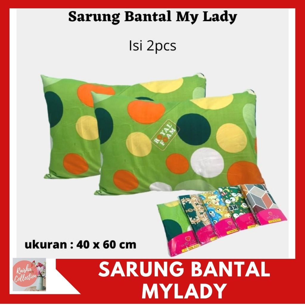 RC Isi 2 Pcs  Sarung bantal/Sarung guling/Sarung bantal guling Motif Minimalis