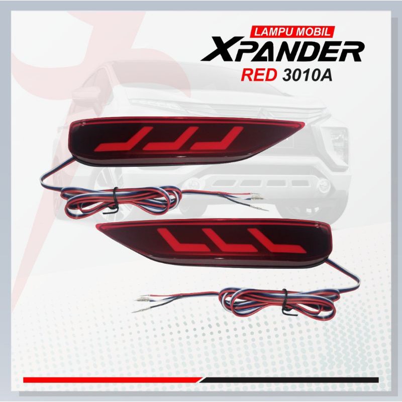 LAMPU BUMPER REFLEKTOR XPANDER/LIVINA 19 UP 3010ARD RED SMOCK SEIN RUNNING