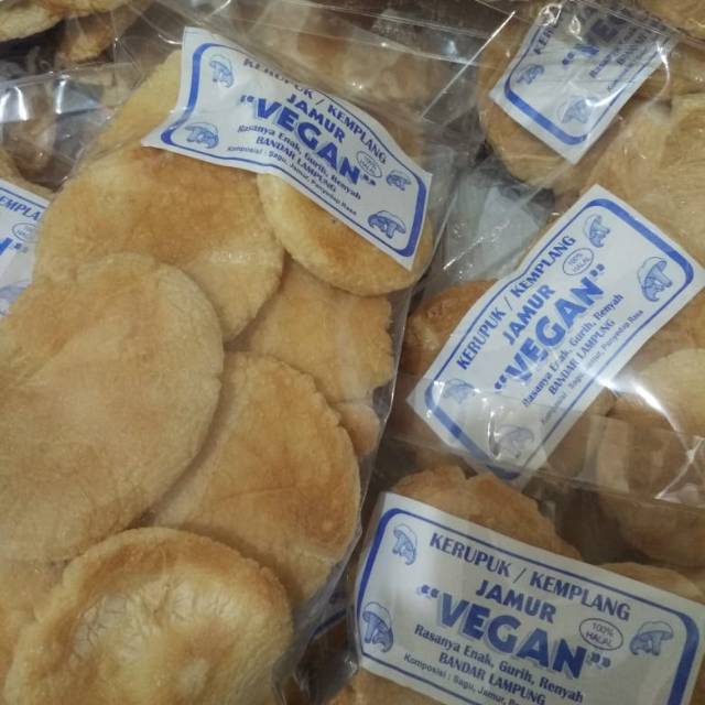 Kemplang panggang jamur vegan