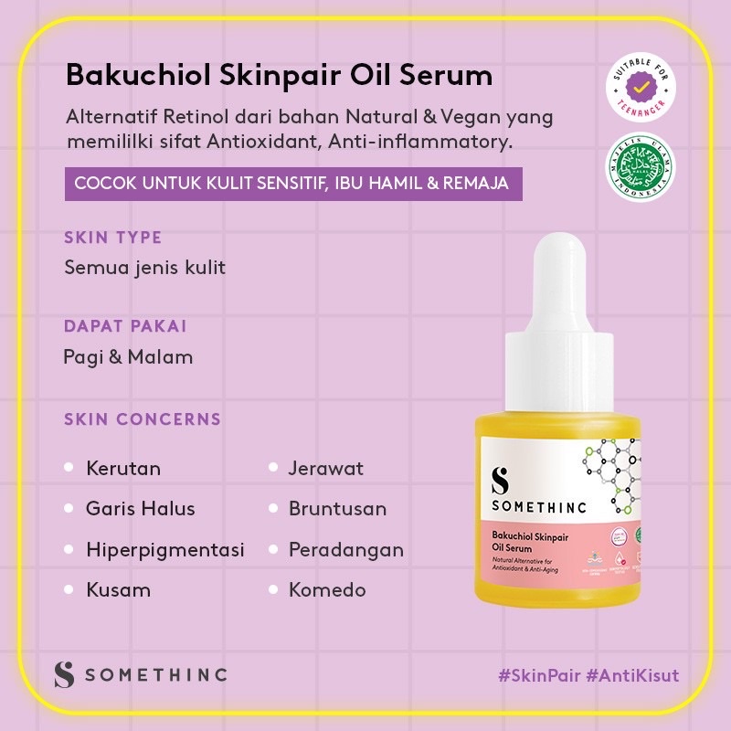 Somethinc Serum Niacinamide | Sabi | Barrier | Bakuchiol | Brightening | Acne