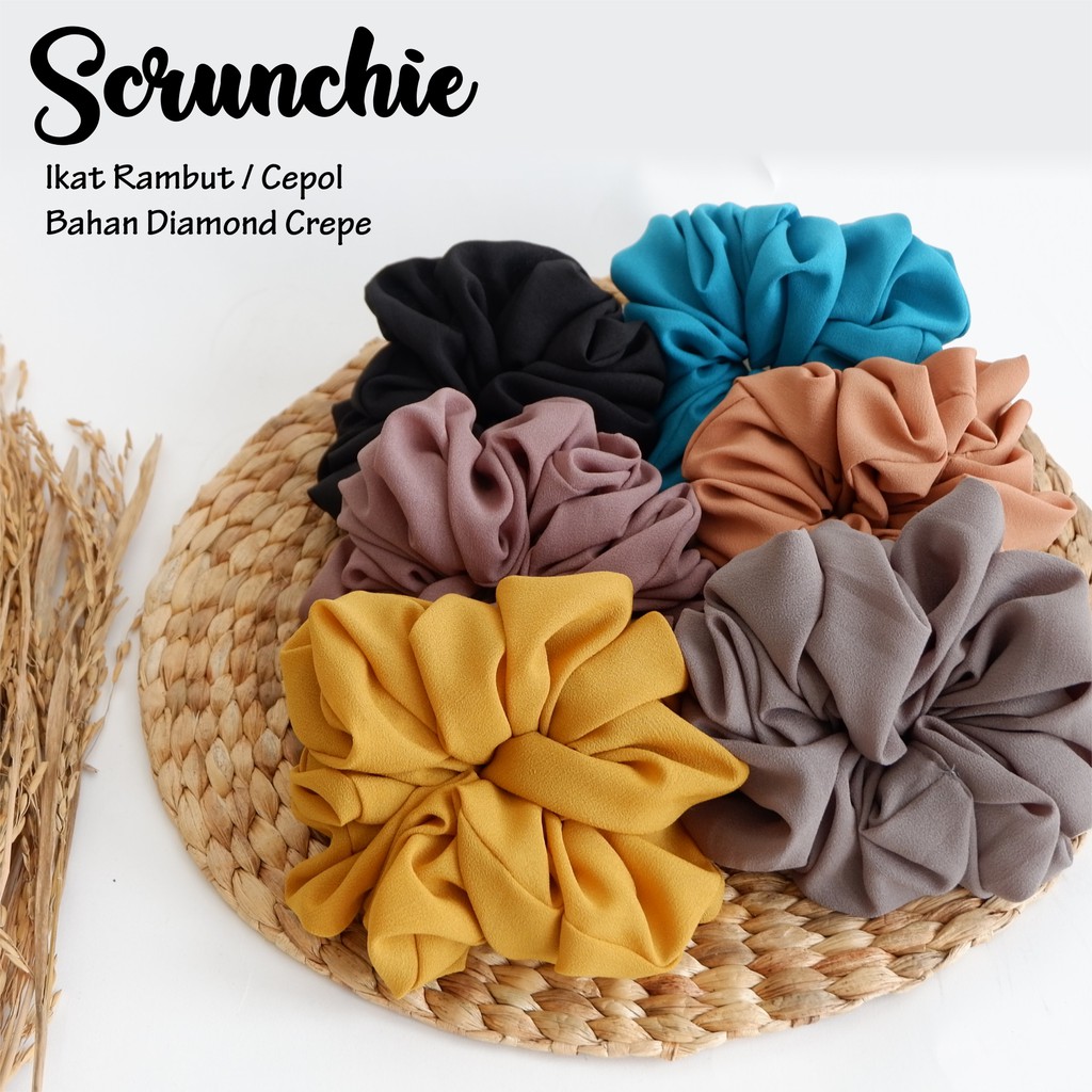 SCRUNCIE MURAH-IKAT RAMBUT CEPOL