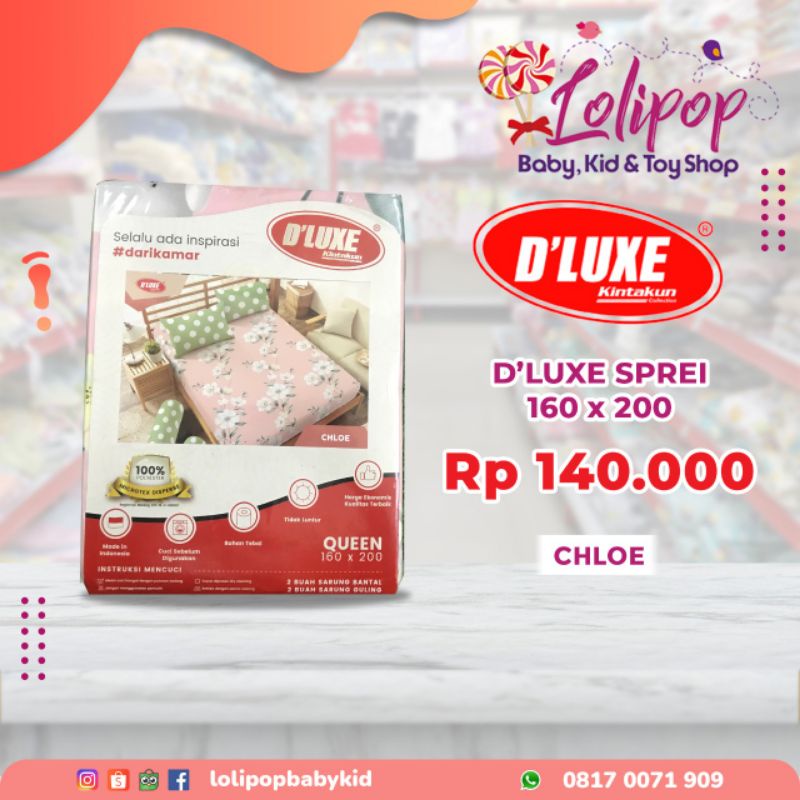 D'luxe Kintakun Sprei 160 x 200