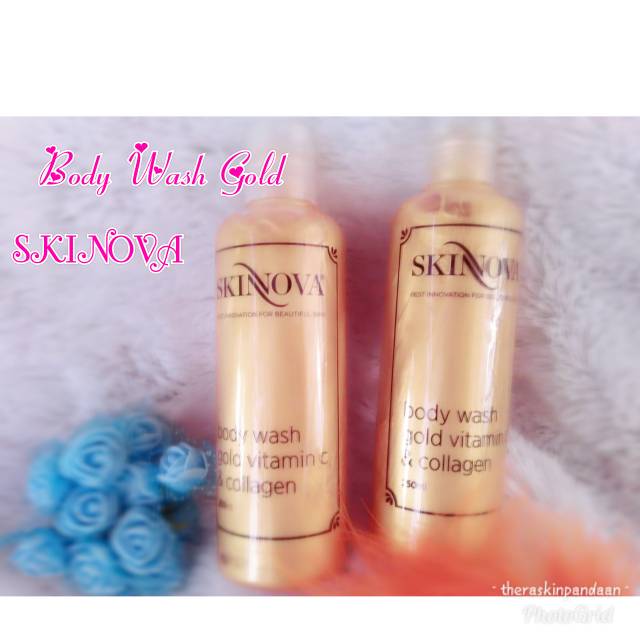 BODY WASH GOLD SKINOVA