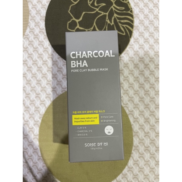 some by mi charcoal bha pore clay bubble mask