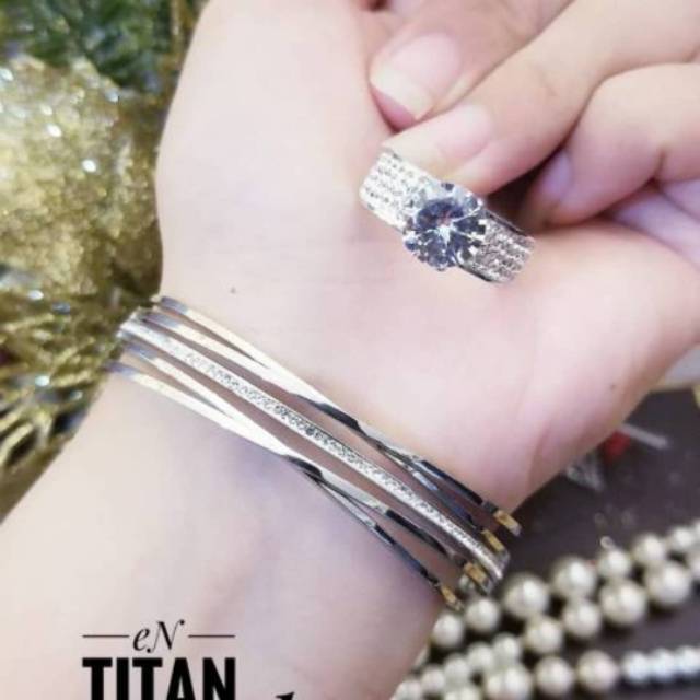 perhiasan xuping set lapis emas