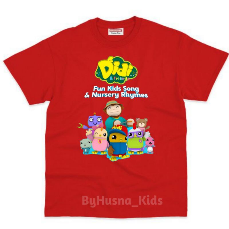 DIDI AND FRIENDS BAJU ANAK KAOS ANAK DIDI AND FRIENDS ATASAN ANAK BAHAN PREMIUM