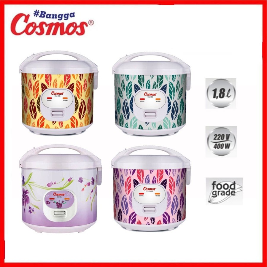 Cosmos Magic Com 1.8 Liter CRJ-323S Rice Com CRJ 323 S CRJ323S