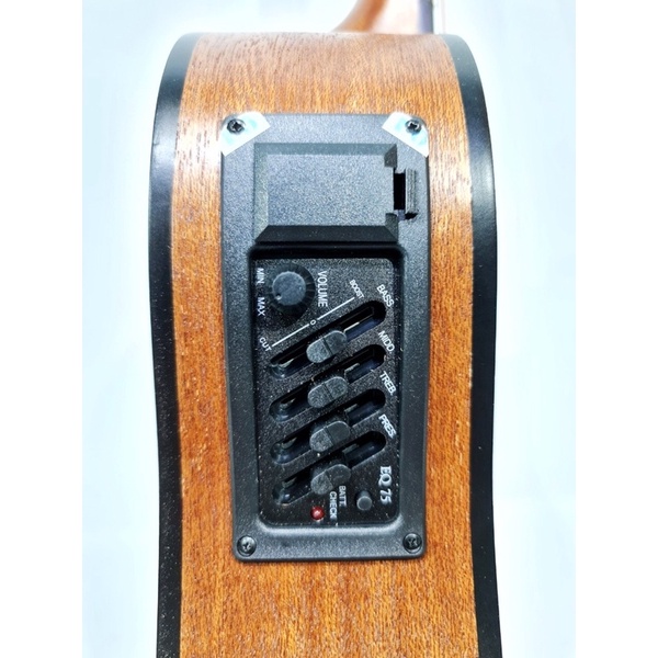 Gitar Akustik Elektrik Merk Cowboy Original Tipe JW-120 NS NA Ukuran 3/4 Equalizer Eq-7545 Listrik