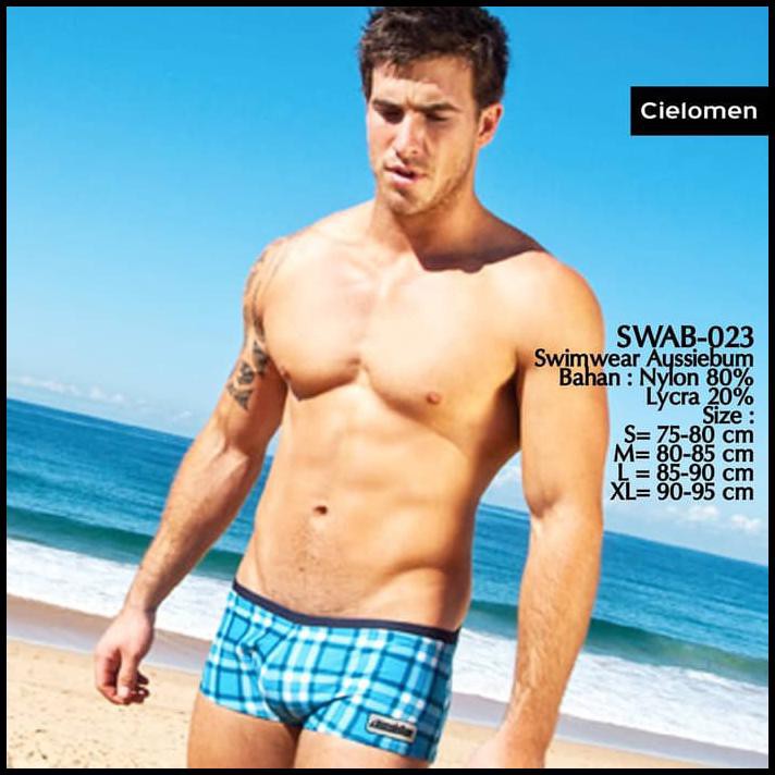 J3Sc Swimwear Import Swab-023 Aussiebum Celana Renang Beach Pantai Volley Wiij