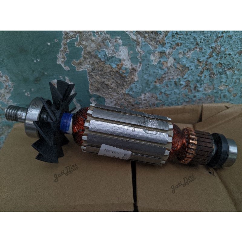 Angker atau Armature Maktec Asli (ORI) MT-191/192, untuk mesin Pasrah / Ketam / Serut Kayu Maktec