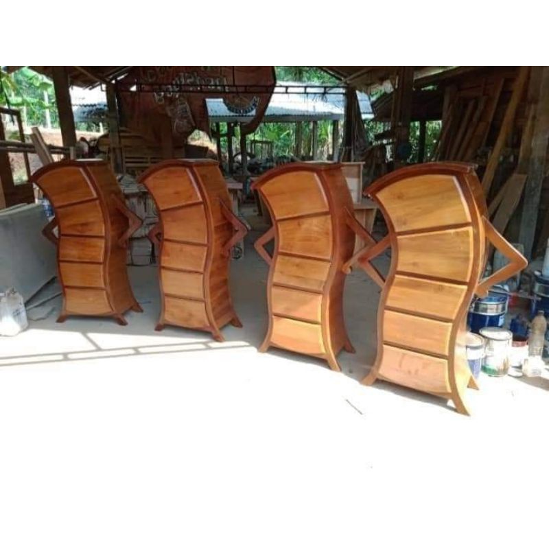 drawer laci unik bahan jati