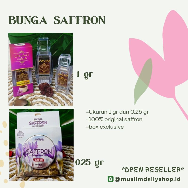 

BUNGA SAFFRON 1 gr