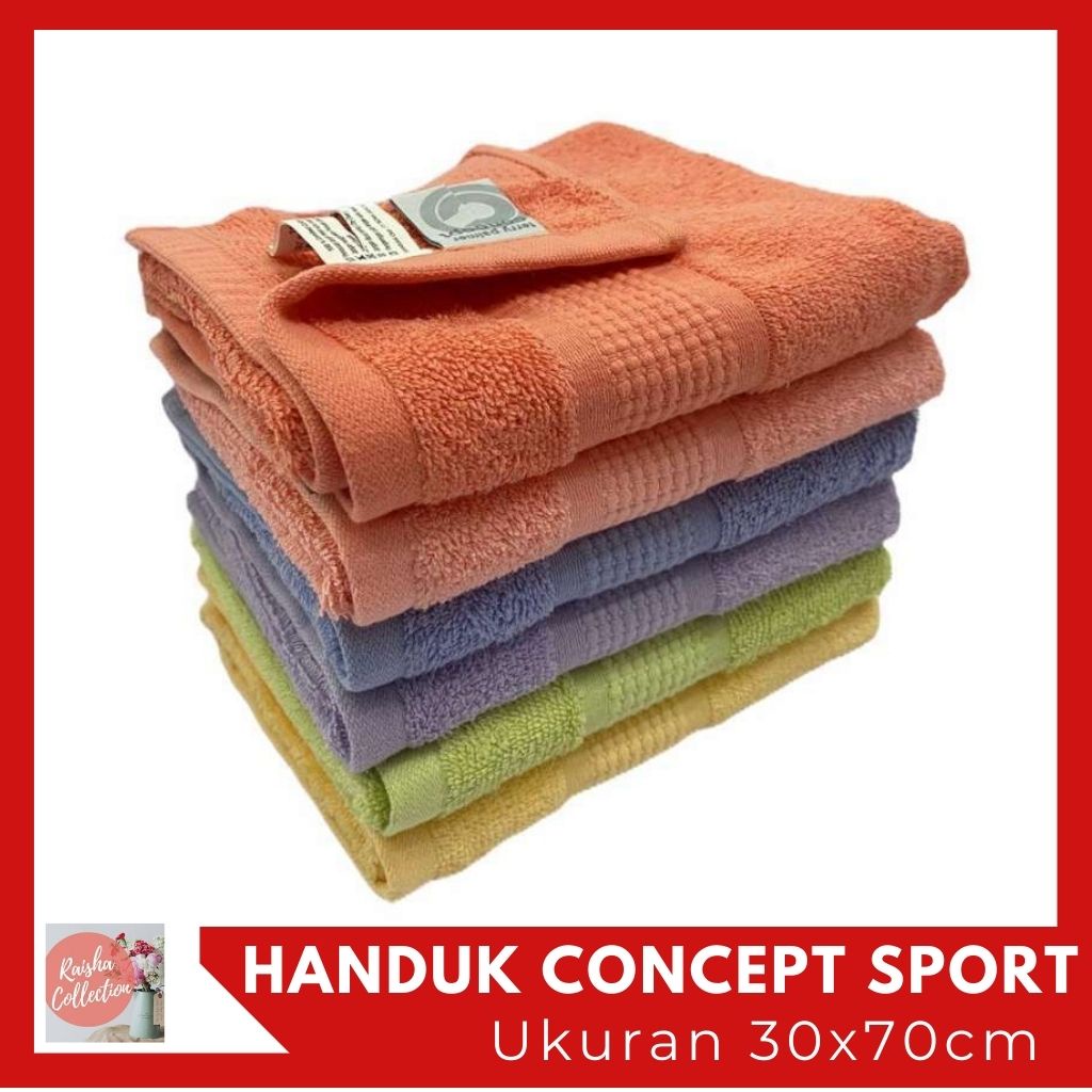 RC Terry palmer Handuk Muka  Handuk Olahraga  Sport Handuk Travel Concept 30x70cm