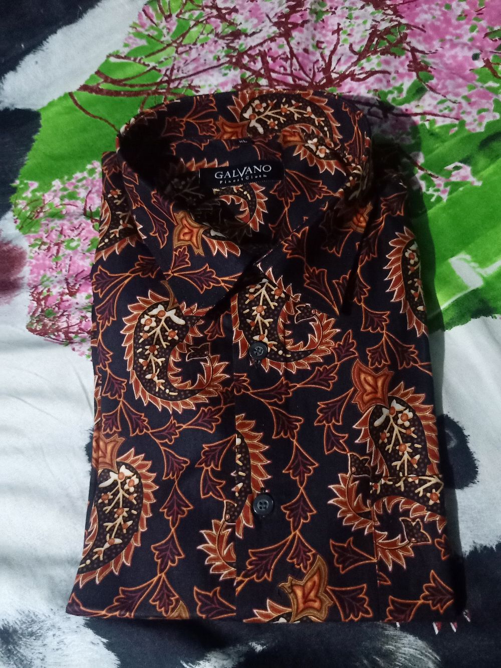 Galvano Kemeja Batik Reguler Modern Pria Size Besar Design Eksklusif