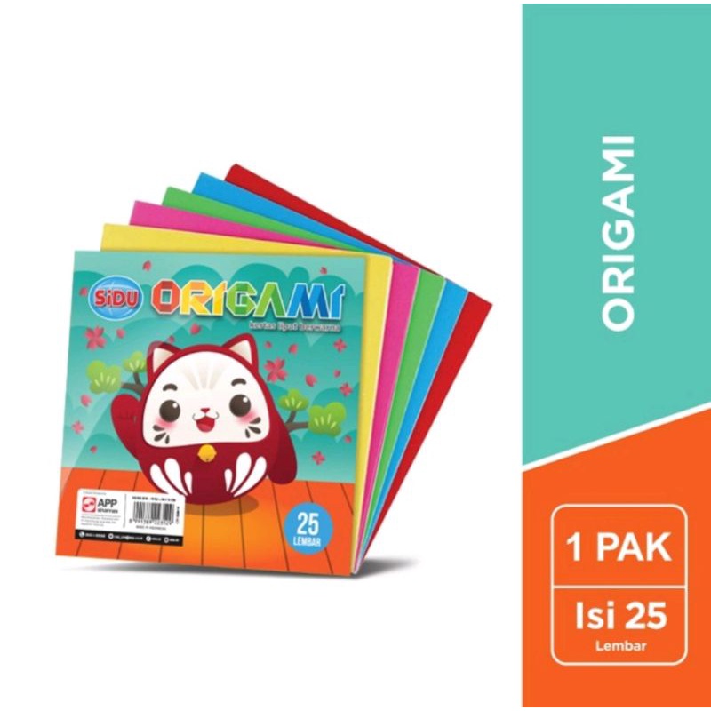 

KERTAS LIPAT | KERTAS ORIGAMI SIDU 12 X 12 | KERTAS LIPAT 25 LEMBAR
