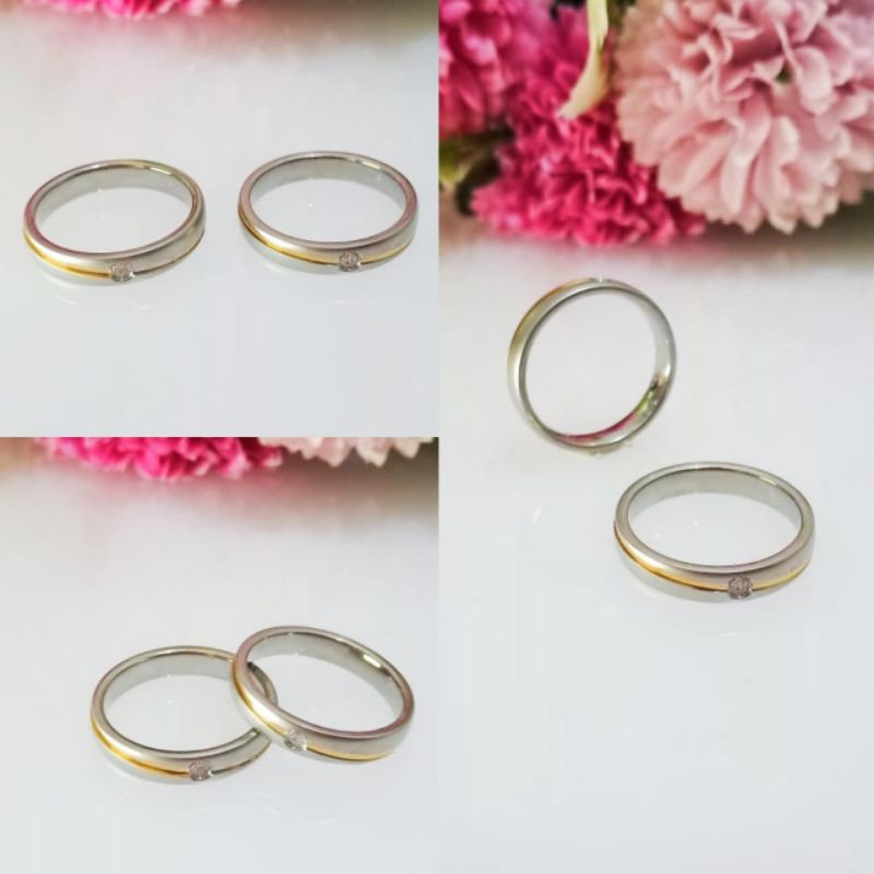 CINCIN WANITA TITANIUM CINCIN WANITA BLINK ANTI KARAT CINCIN UNIK (BISA COD)