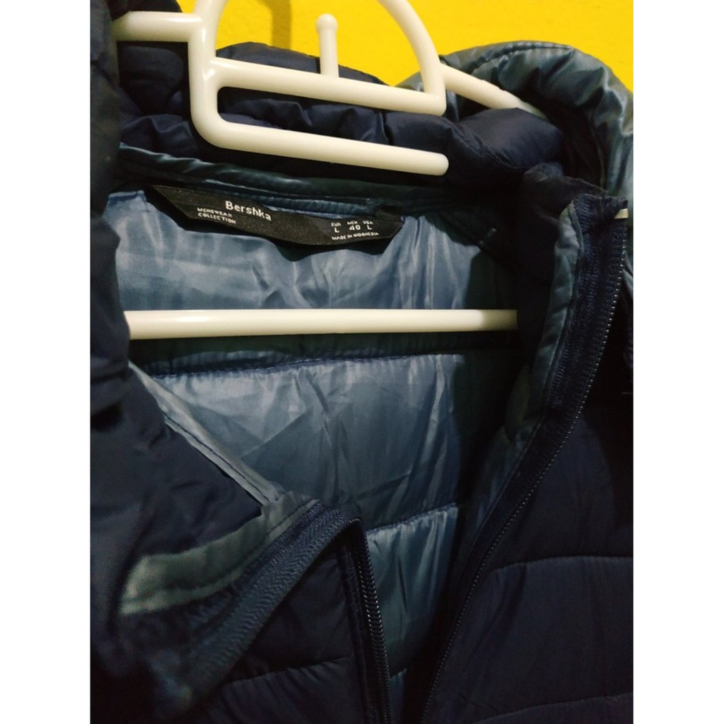 TERKEREN Bershka Puffer Jacket With Hood Jaket Kekinian