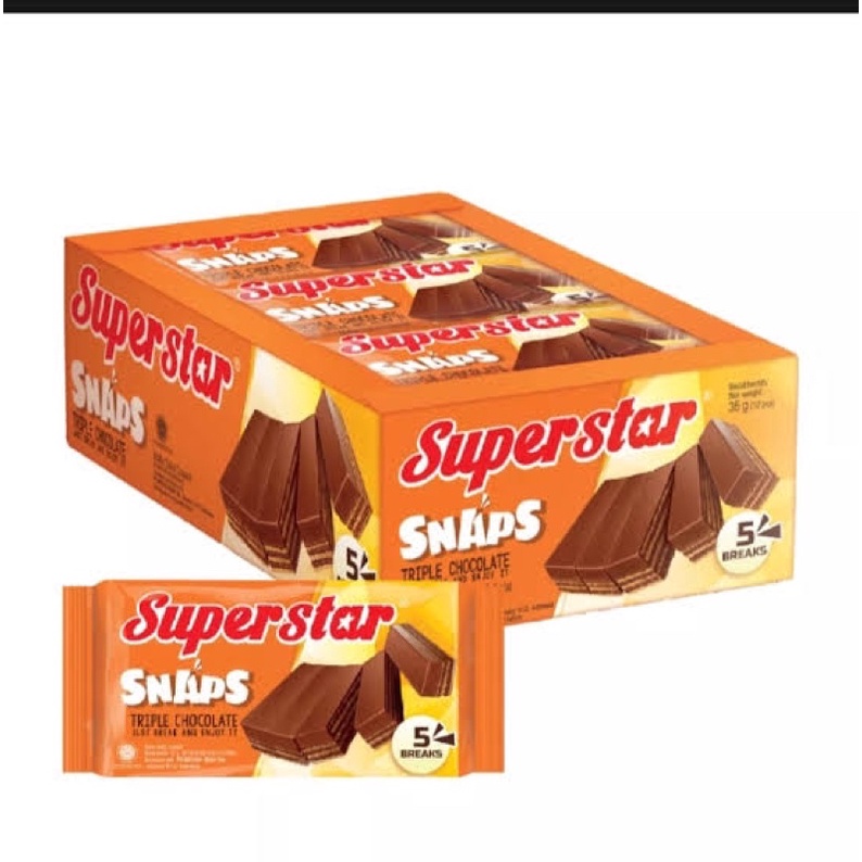 

SUPERSTAR SNAPS TRIPLE CHOCOLATE KEMASAN 2000