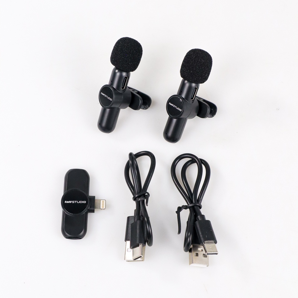 Mikrofon Wireless Lavalier Mic USB Lightning - G10 Transmiter mic Ganda 1 Receiver Microphoe