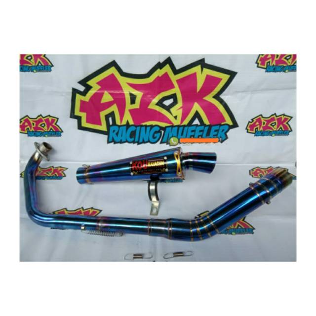 Knalpot kidal KOU BLUEMOON Vixion satria Fu kidal stainless