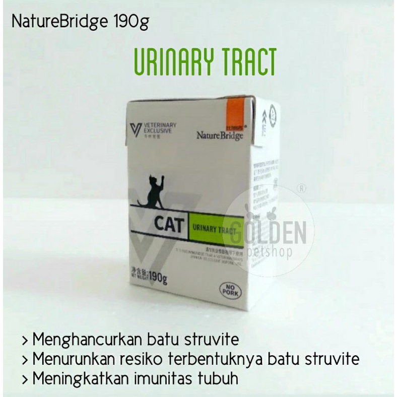 Jual Nature Bridge Urinary Cat Food 190 gr / Makanan Basah Kucing