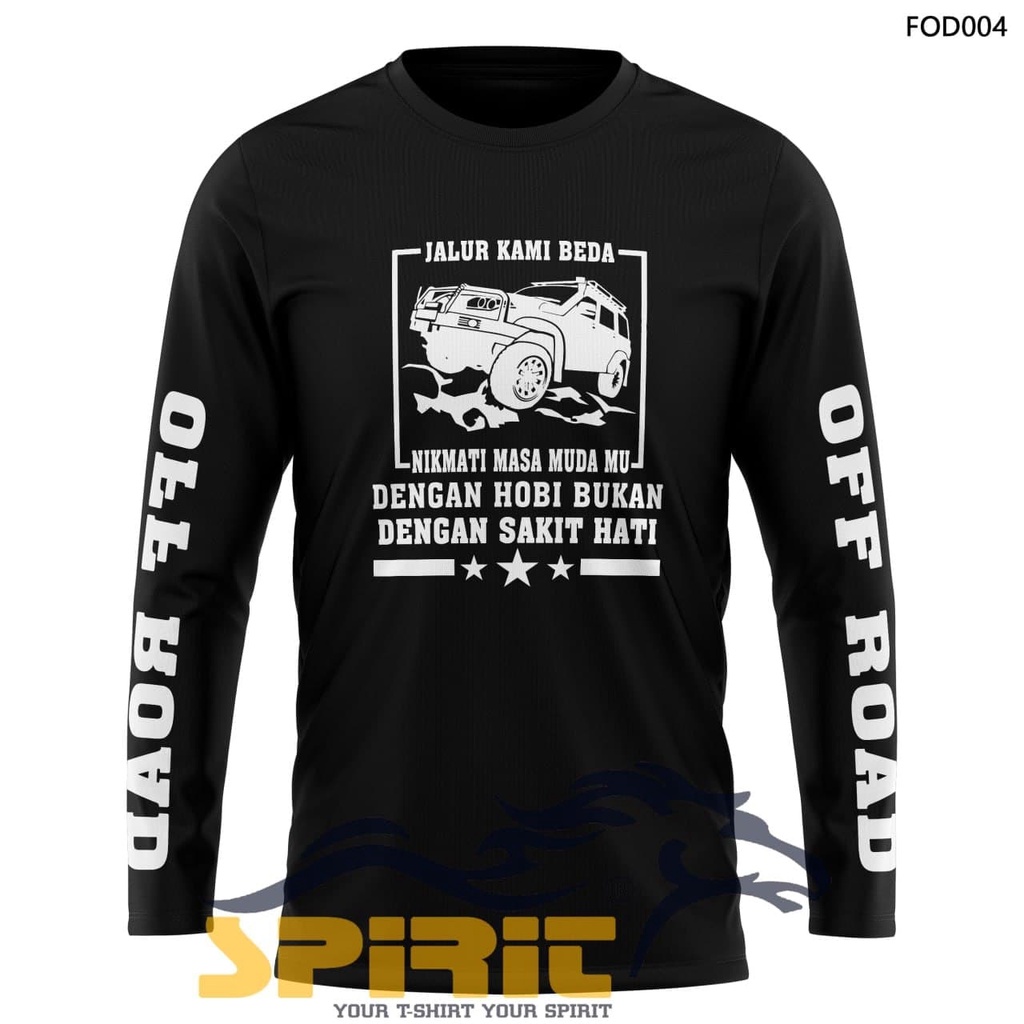 Kaos distro pria / tshirt Tangan Panjang TERBAIK TERMURAH motivasi anak muda HOBI off road