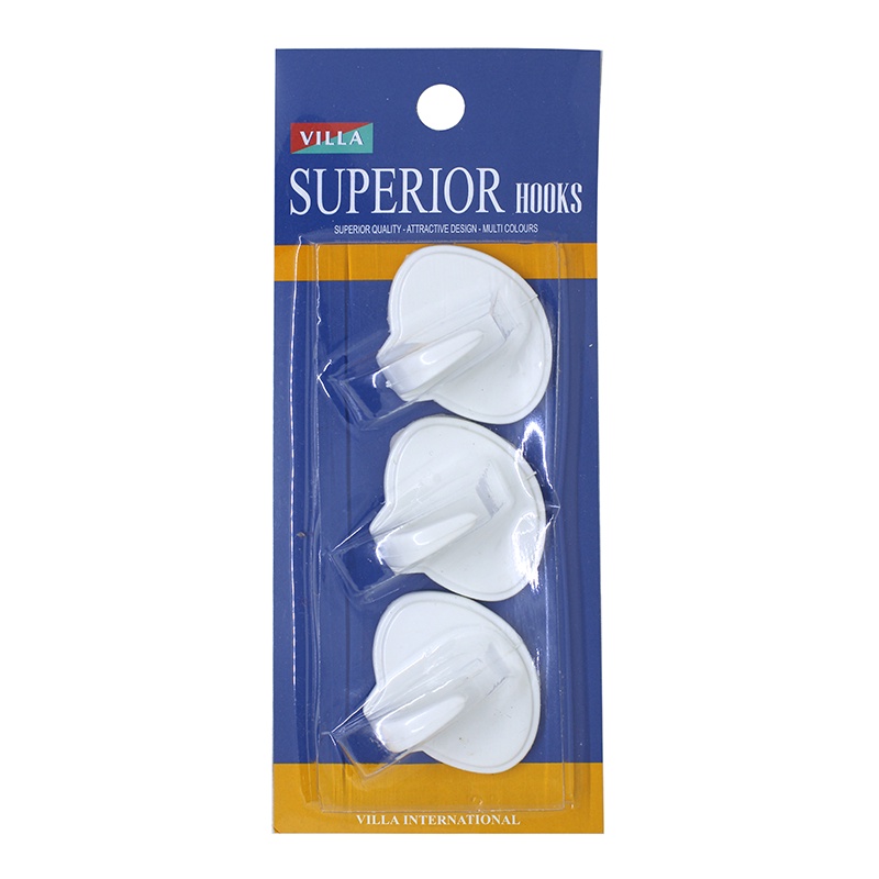 Ktmstore Villa Superior Prima Hook 1004 Gantungan baju Kail Tempel 2201-1004