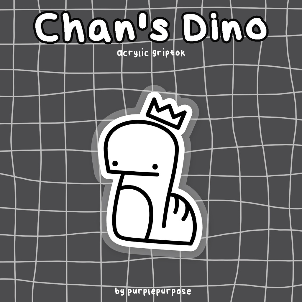 

Acrylic Clip - Chan's Dino