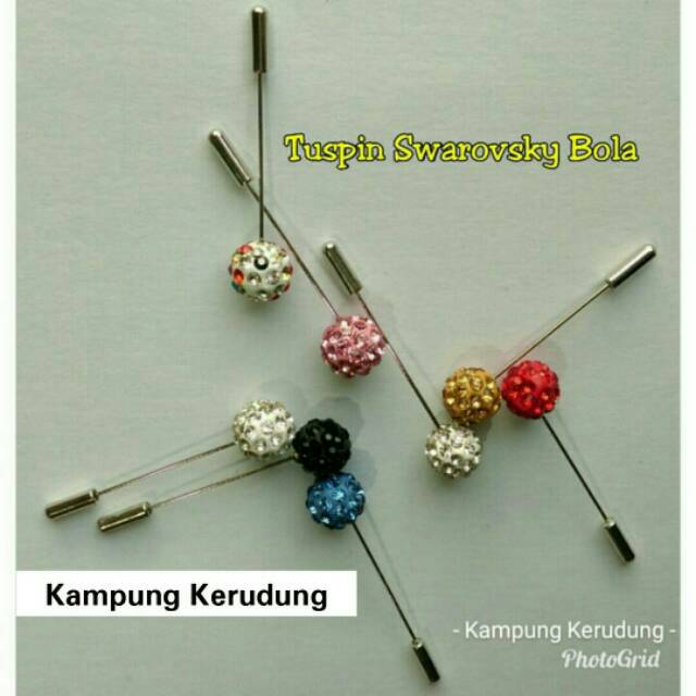 4Pcs / 3Pcs / 1Pcs Tuspin Cantik Bros Peniti Hijab Jilbab Anti Ketusuk Tuspin Bola Disko Boldis Tuspin Mutiara