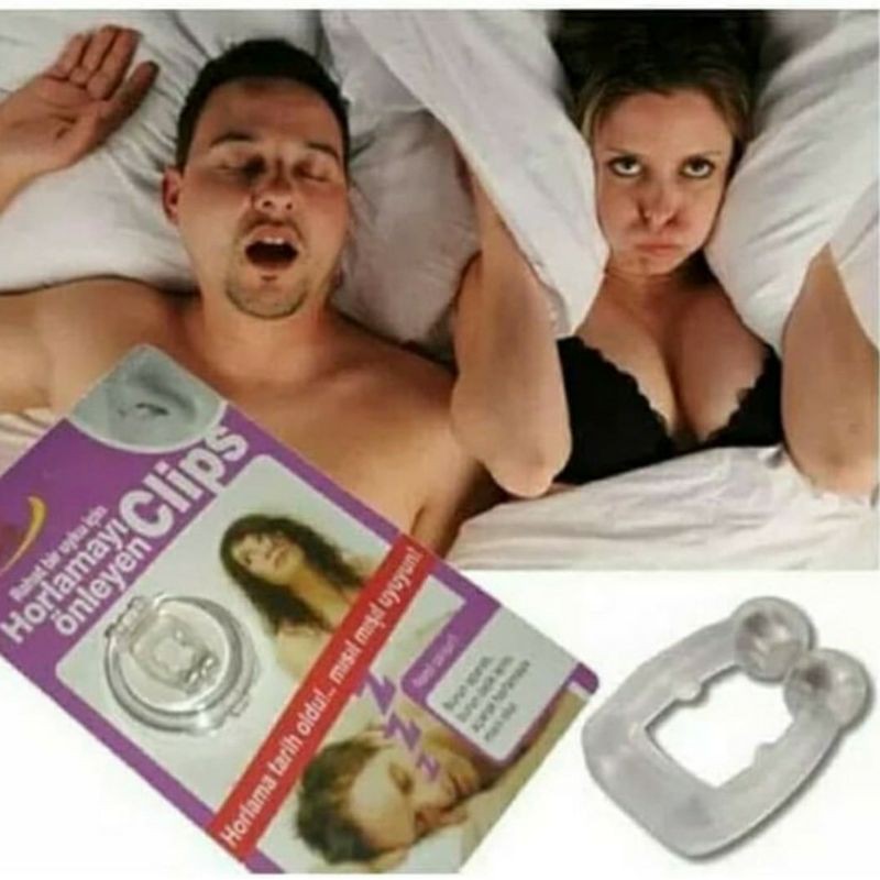 Alat anti Dengkur anti ngorok Snore free Magnetic Nose Clip