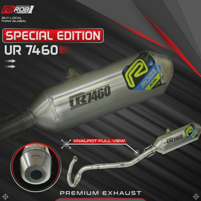 Knalpot Rob1 Original yamaha wr stainless original racing jogja Asli wr155 yamaha wr