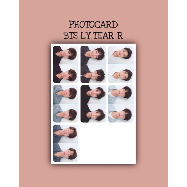 (UNOFFICIAL) PC BTS LOVE YOURSELF TEAR R | PC DILAN