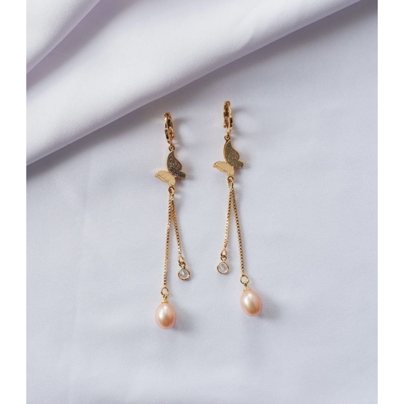 ANTING PANJANG MUTIARA LOMBOK|MUTIARA TAWAR SUPER|BERSERTIFIKAT|TERBARU BY MIKAYLA