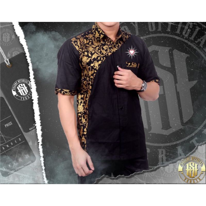 BATIK LENGAN PENDEK PSHT KEREN