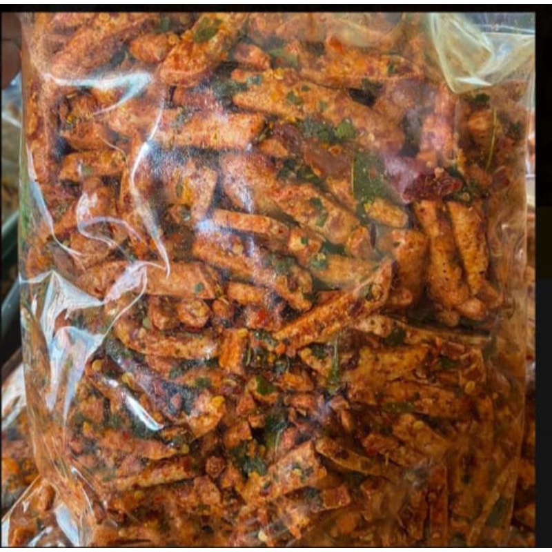 

Cemilan pedas Basreng daun jeruk isi 100 gram