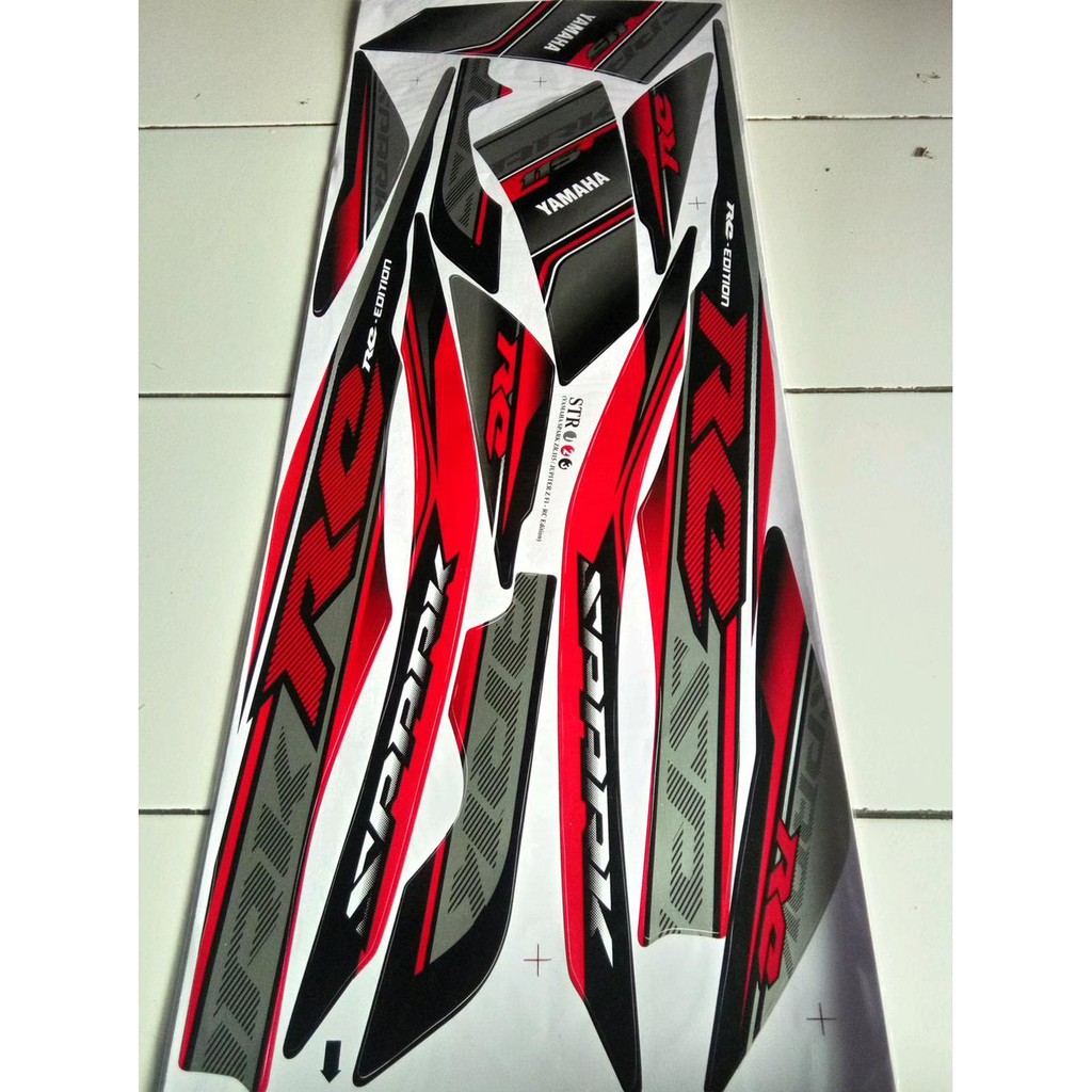 Aksesoris Striping Stiker Lis Variasi Motor Yamaha Jupiter Z1 - Spark Rc - 5
